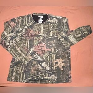 Mossy Oak Camouflage Long Sleeve Pocket Shirt